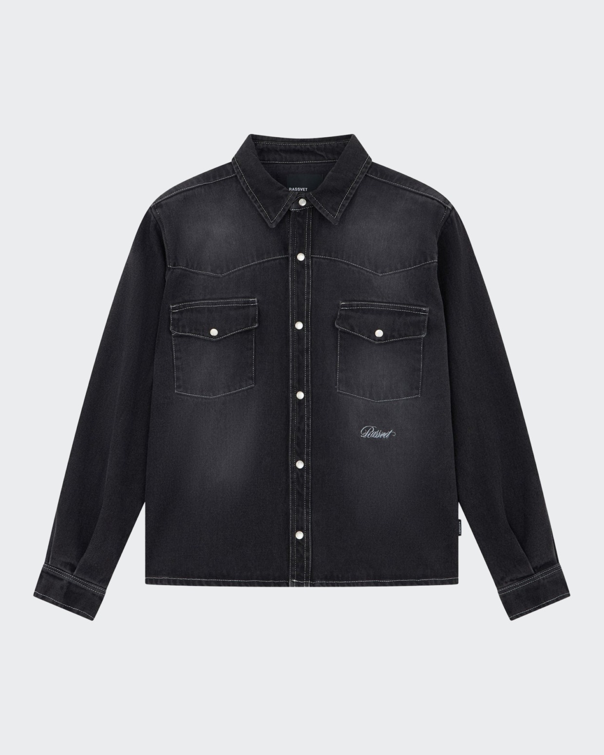 Rassvet Spot Wash Loose Denim Shirt