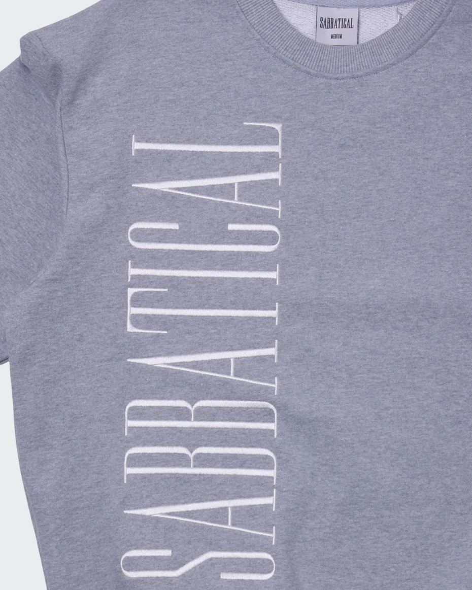 Sabbatical Script Logo Crewneck