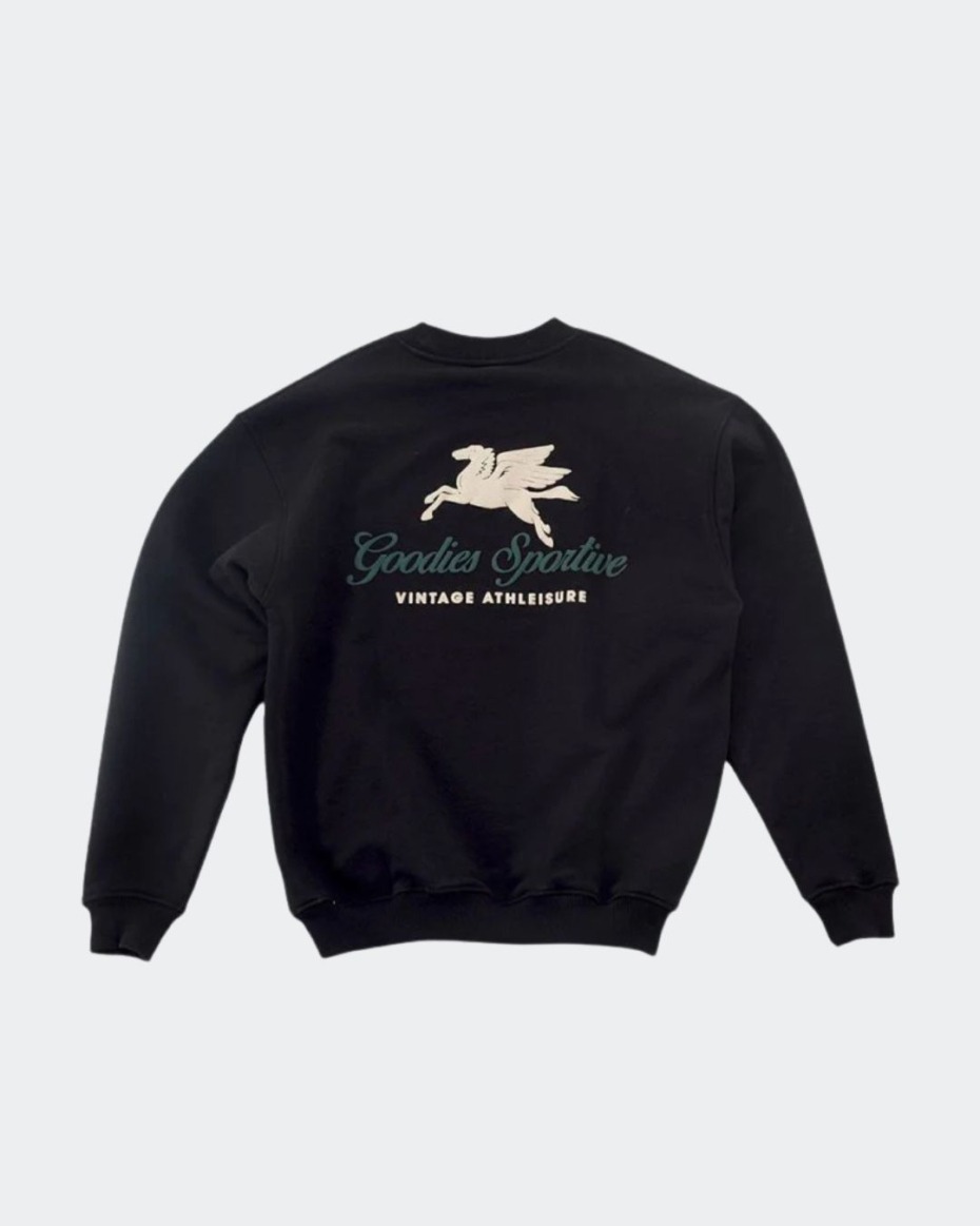 Goodies Sportive Premium Black Crewneck
