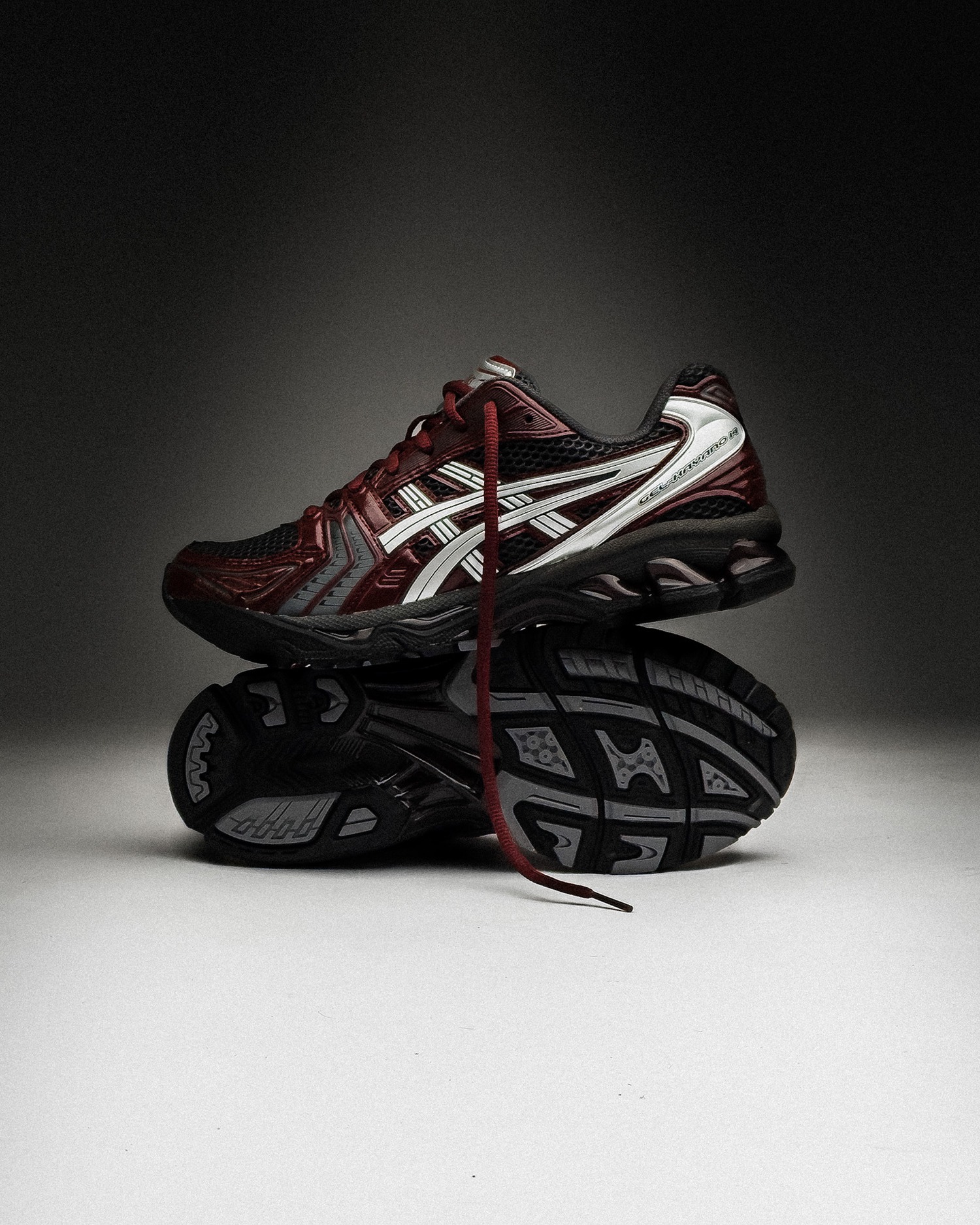 asics gel kayano 14 – obsidian grey fp