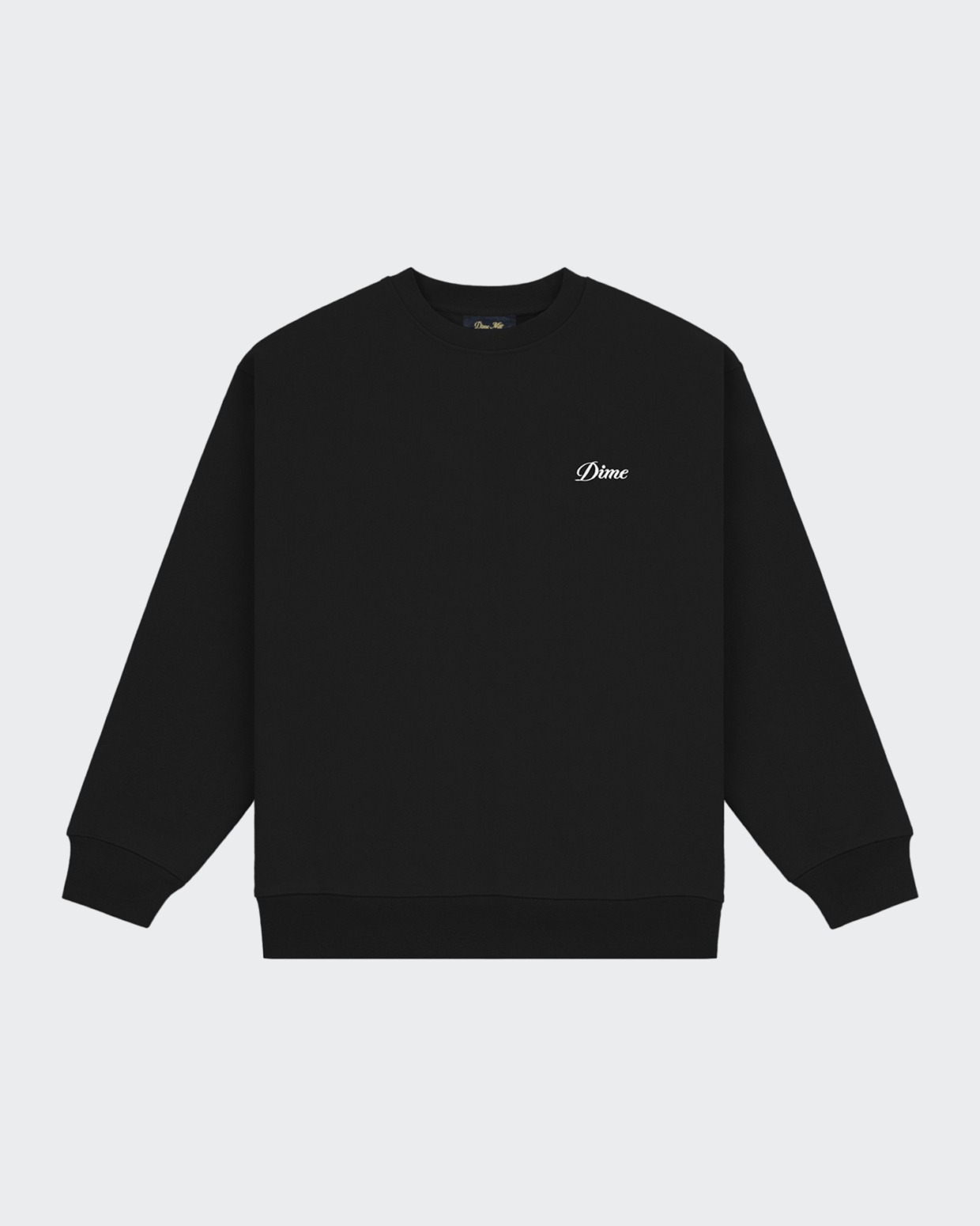 Dime Cursive Small Logo Crewneck