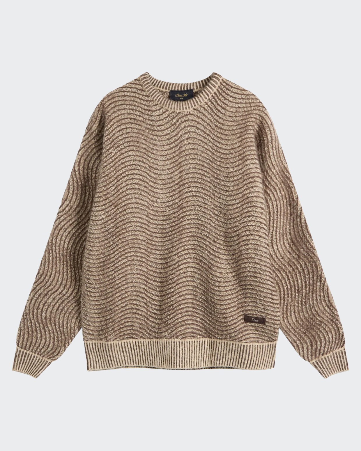 Dime Mohair Wave Knit