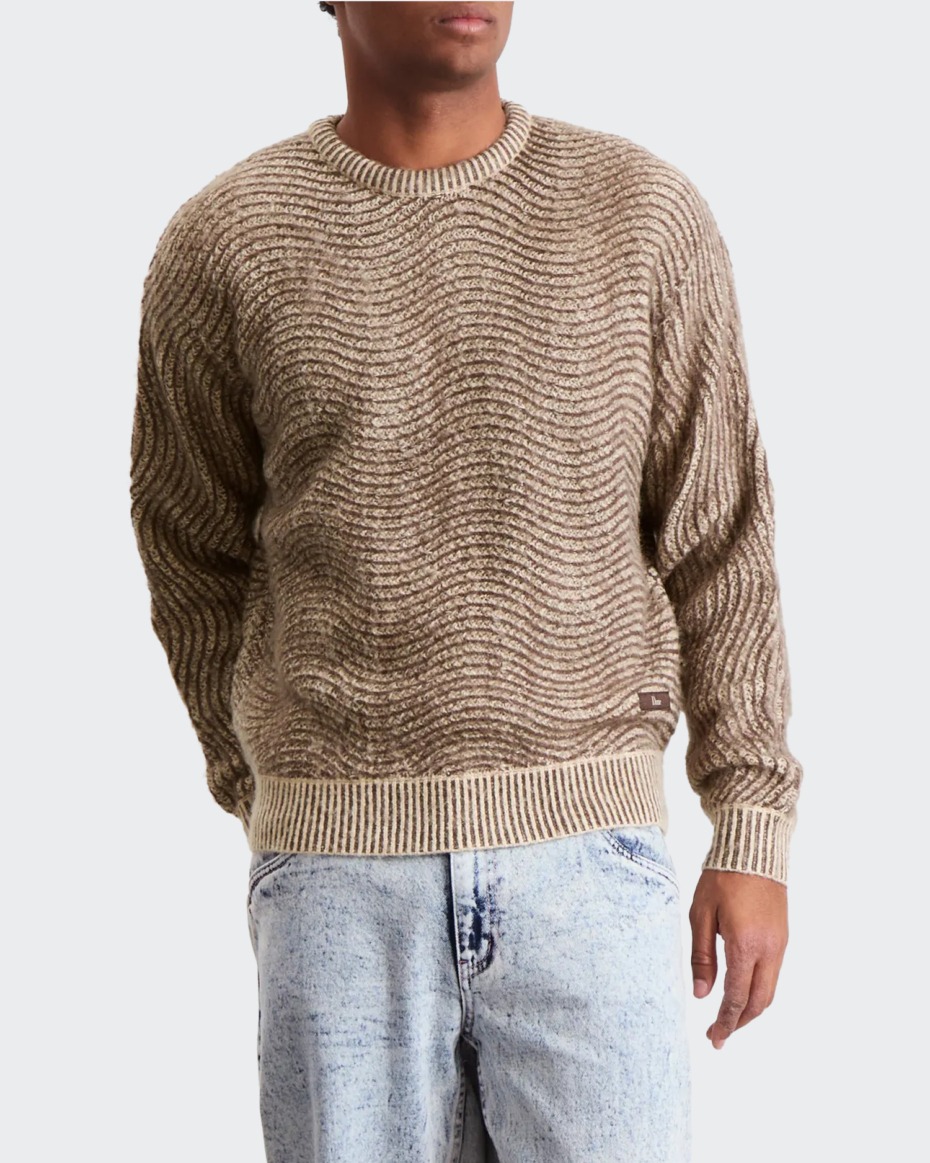 Dime Mohair Wave Knit