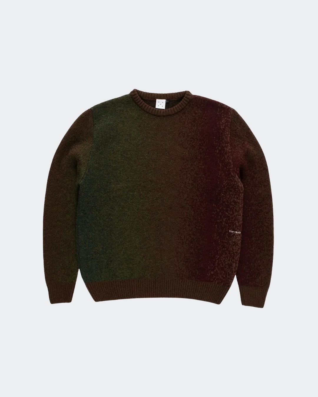 POP Trading Mohair Striped Knit Crewneck POP Trading Mohair Striped Knit Crewneck