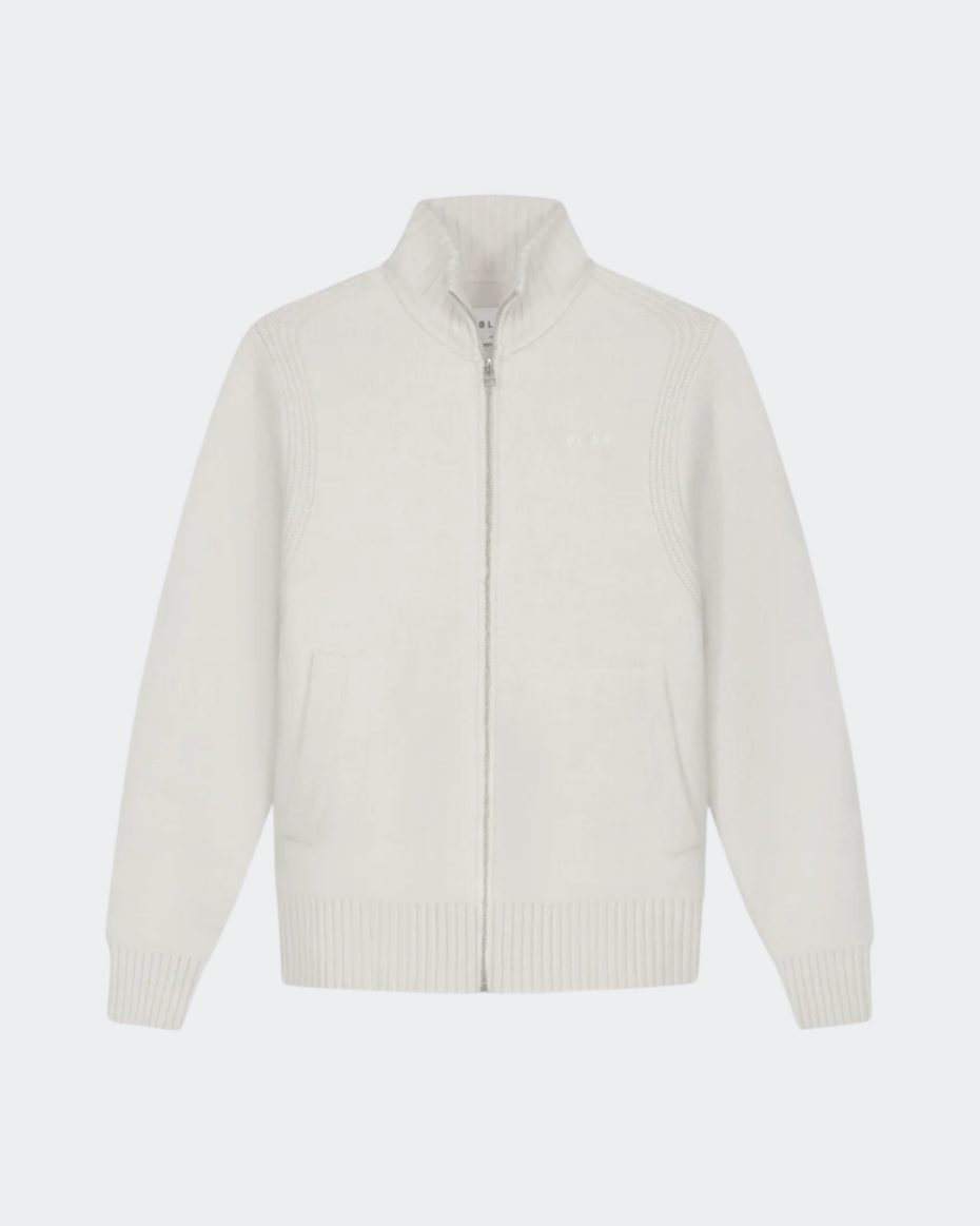 OLAF Zip Knitted Mock Neck