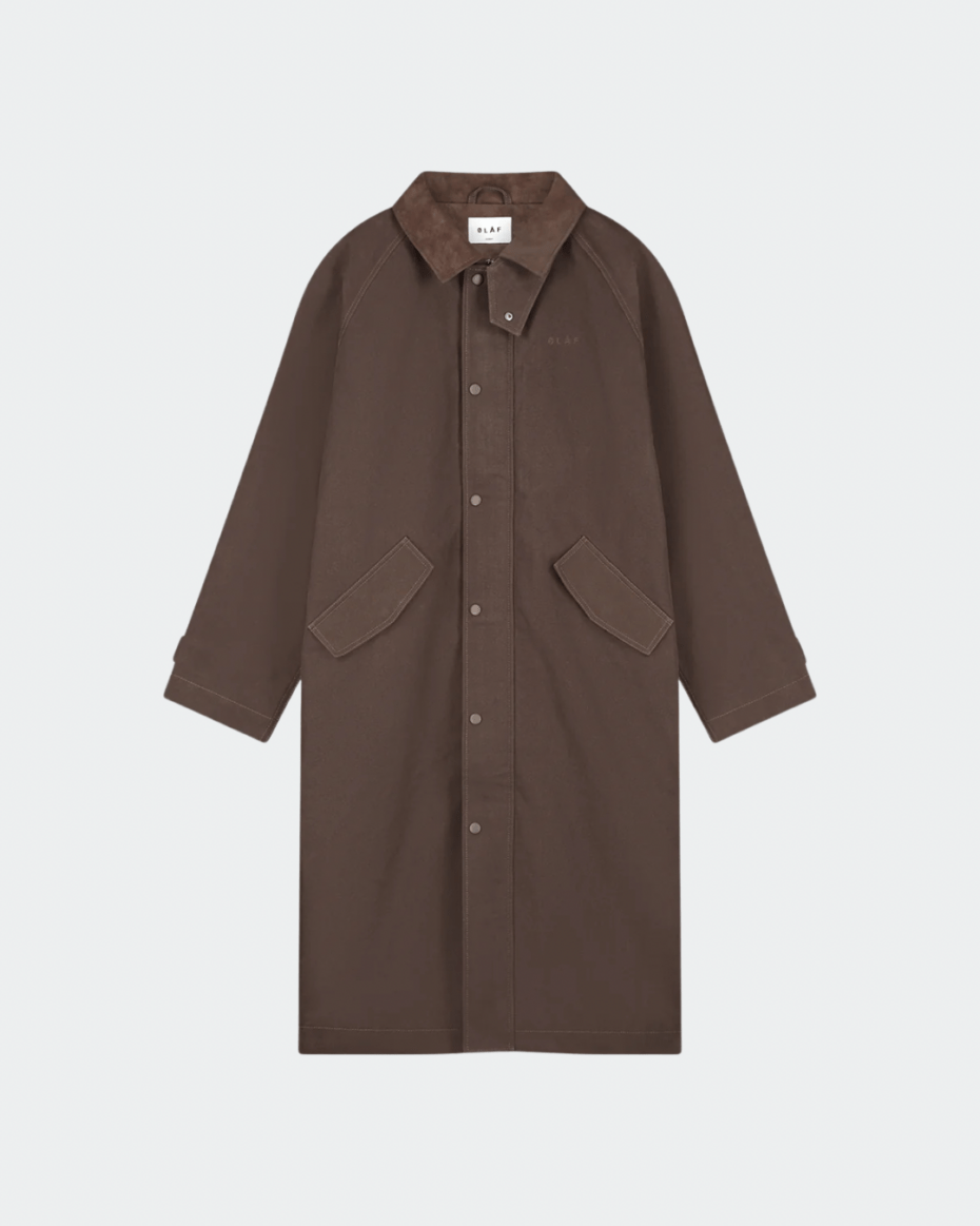 OLAF Washed Canvas Overcoat