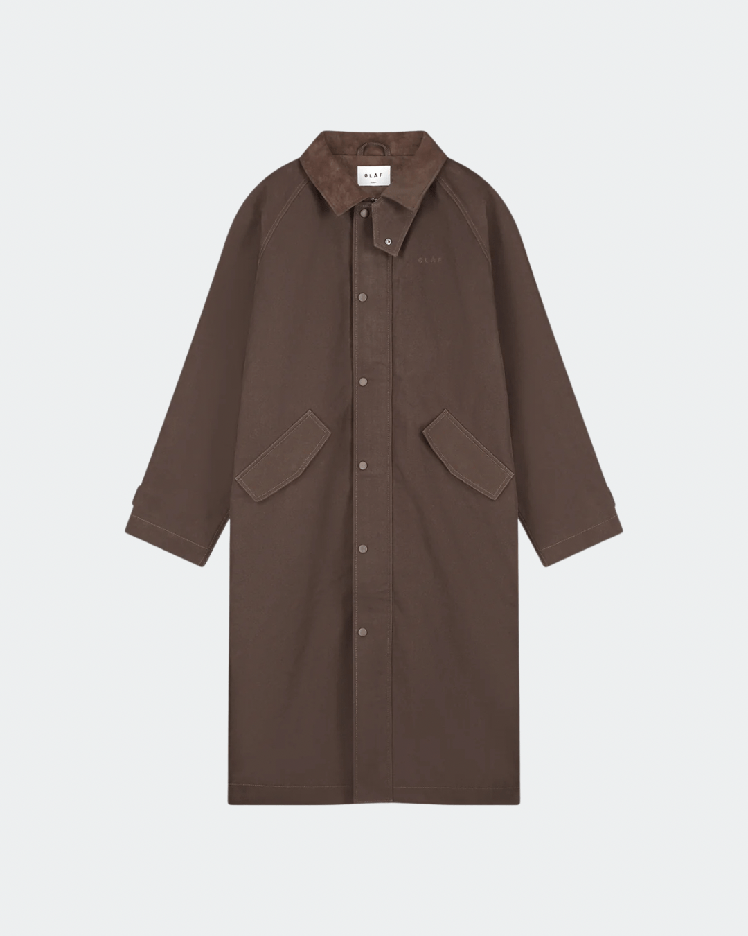 OLAF Washed Canvas Overcoat OLAF Washed Canvas Overcoat