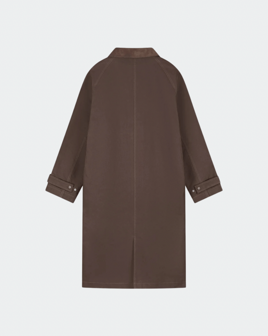 OLAF Washed Canvas Overcoat