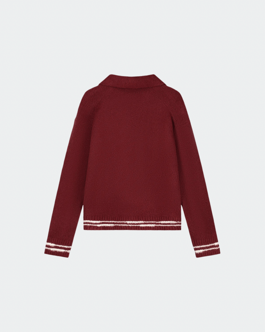 OLAF Crafted Detail Knitted Polo