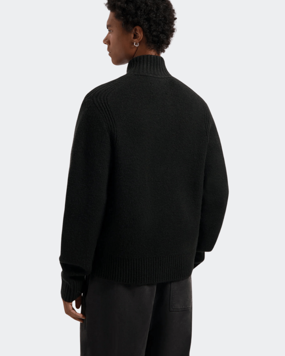 OLAF Zip Knitted Mock Neck