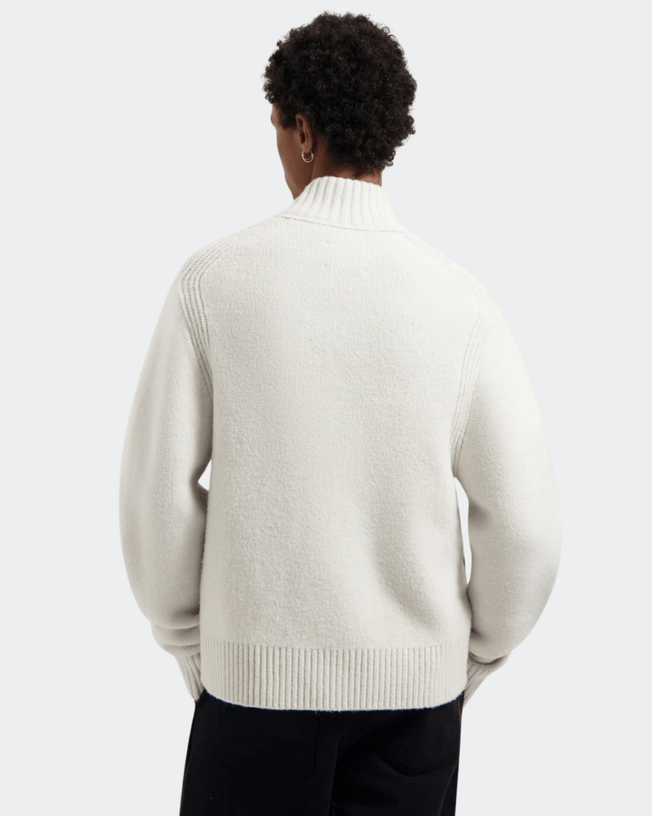 OLAF Zip Knitted Mock Neck