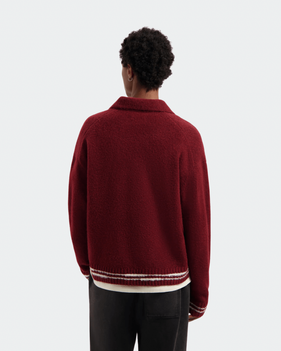 OLAF Crafted Detail Knitted Polo