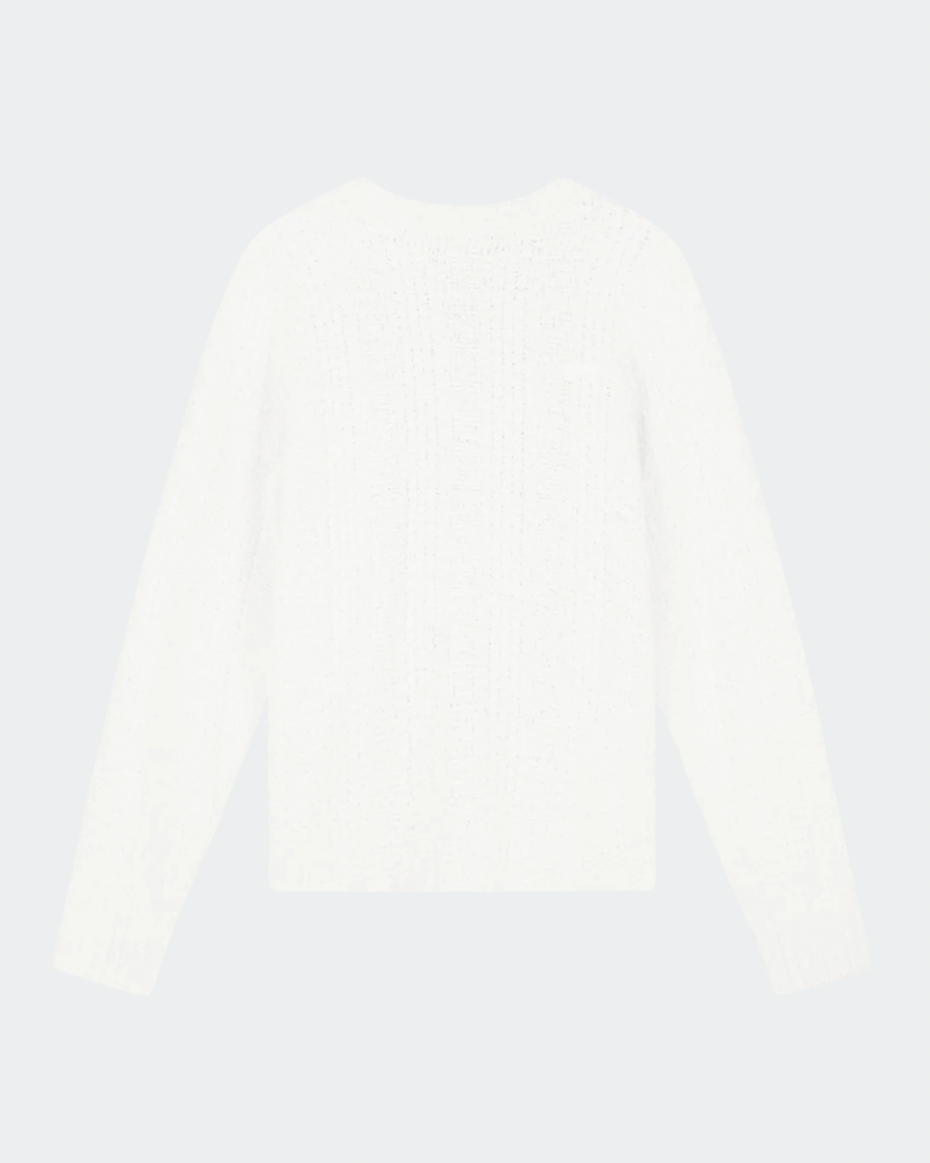 OLAF Textured Boxy Knitted Crewneck