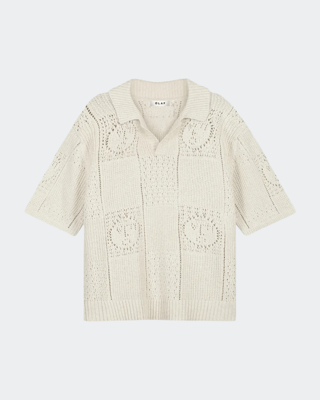 OLAF Face Logo Knit Polo OLAF Face Logo Knit Polo