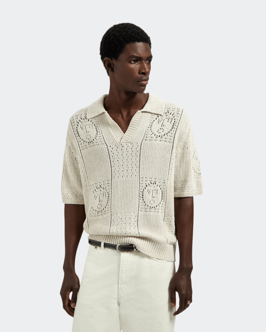 OLAF Face Logo Knit Polo