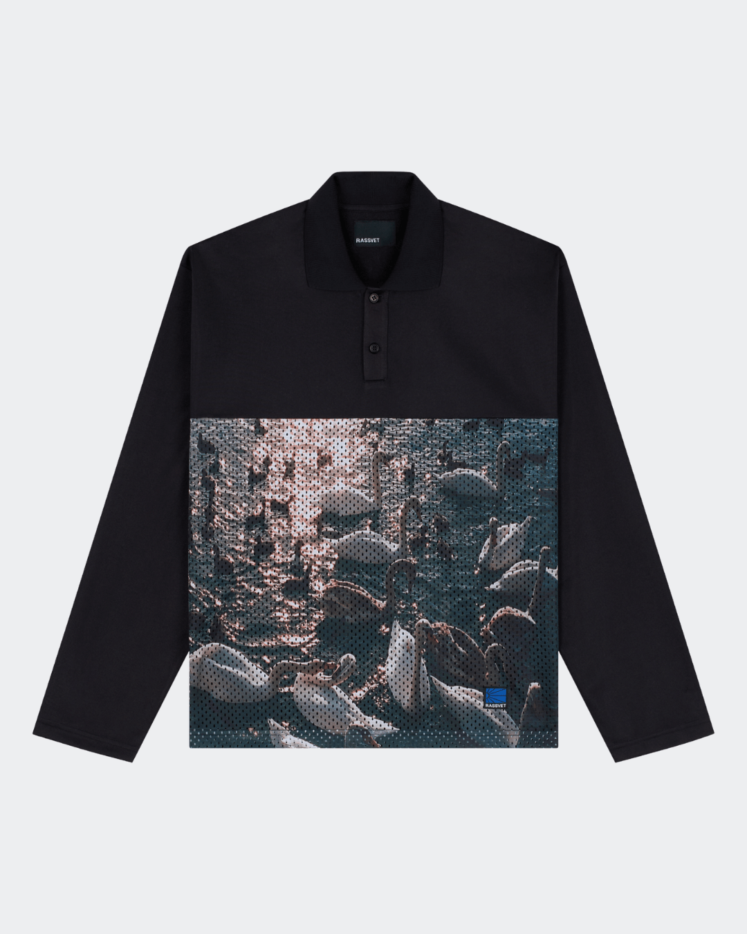 Rassvet Swan Mesh LS Polo Rassvet Swan Mesh LS Polo
