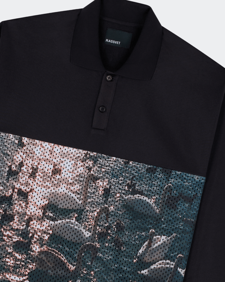 Rassvet Swan Mesh LS Polo