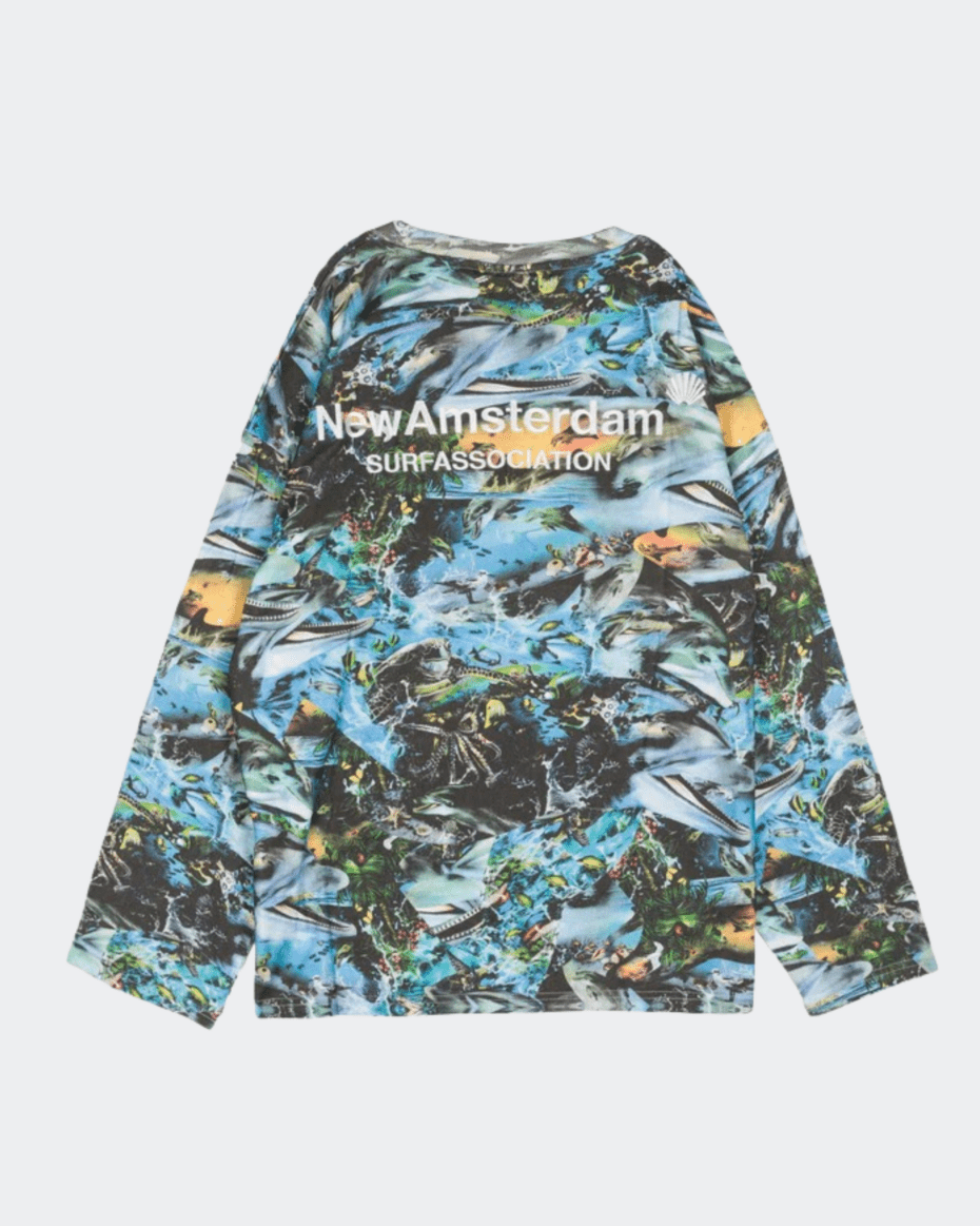 New Amsterdam Surf Association Dolphin Longsleeve Tee