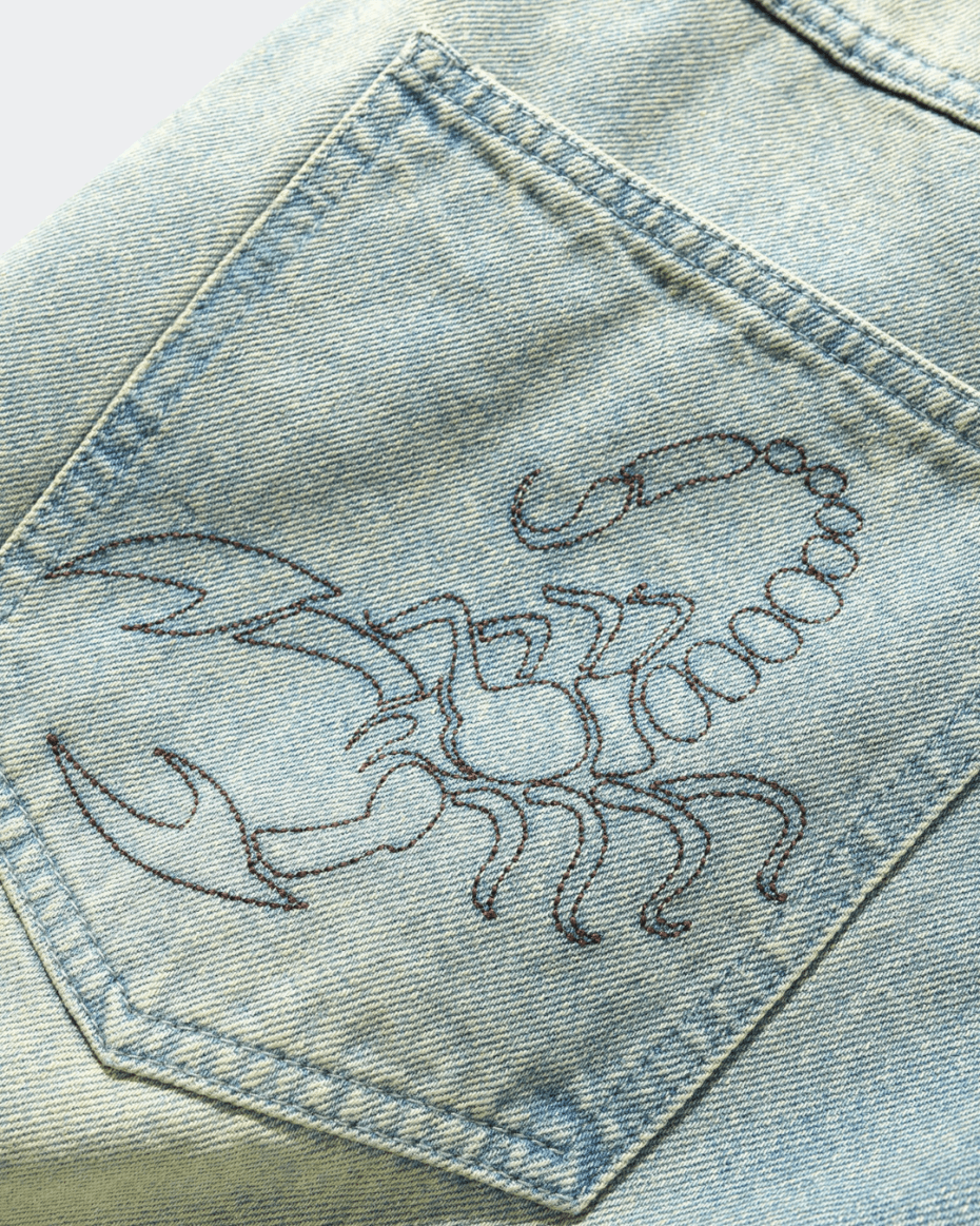 Butter Goods Scorpion Denim Shorts