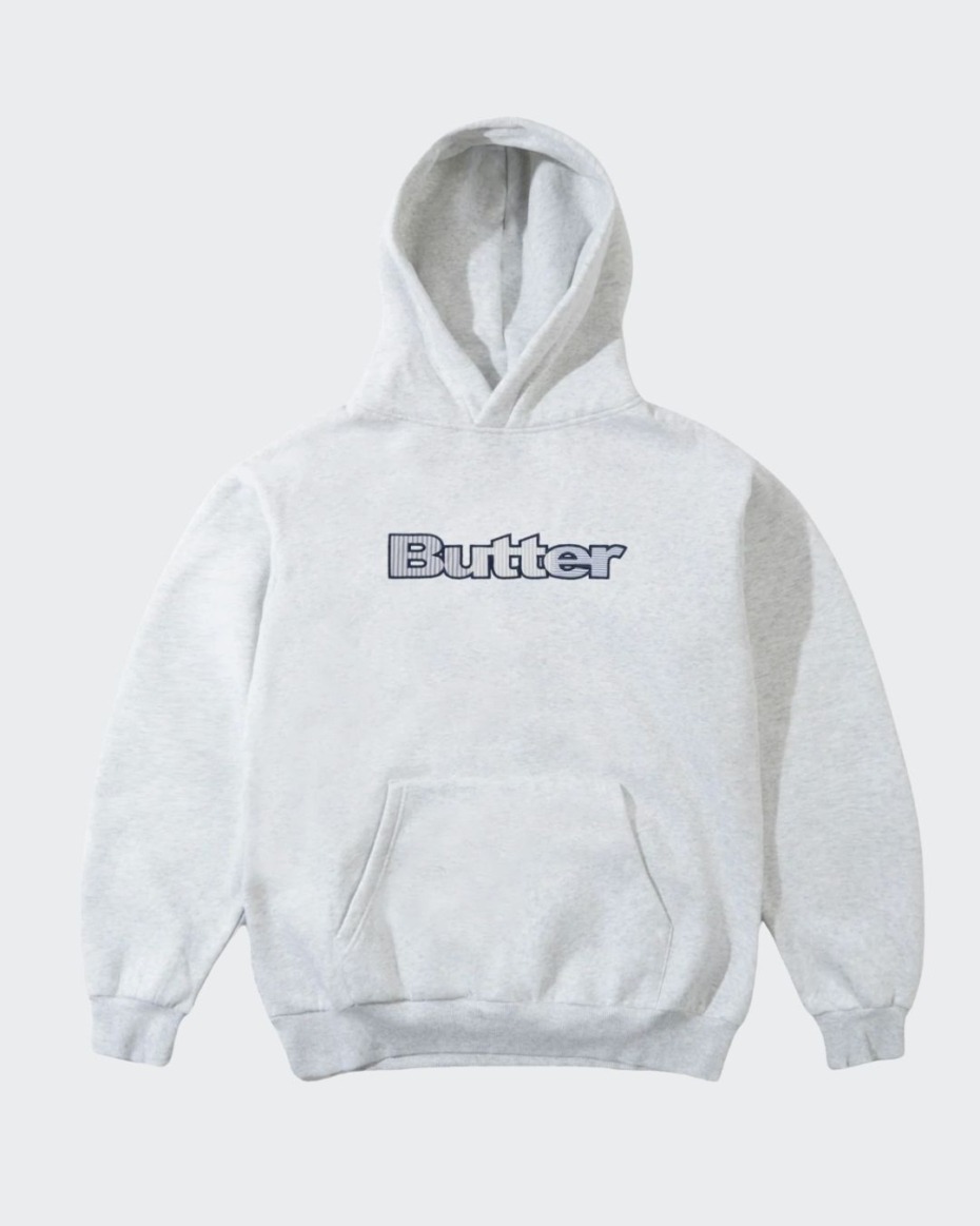 Butter Goods Stripe Logo Applique Hoodie